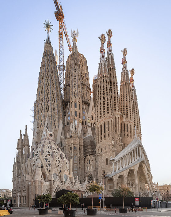 サグラダ・ファミリア聖堂、2023 年1 月撮影 © Fundació Junta Constructora del Temple Expiatori de la Sagrada Família