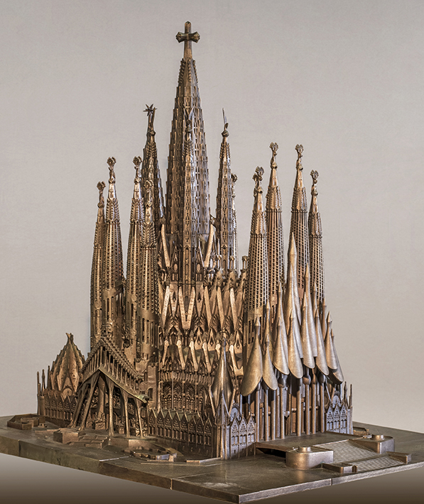 《サグラダ・ファミリア聖堂、全体模型》 2012-23 年、制作：サグラダ・ファミリア聖堂模型室、サグラダ・ファミリア聖堂 © Fundació Junta Constructora del Temple Expiatori de la Sagrada Família