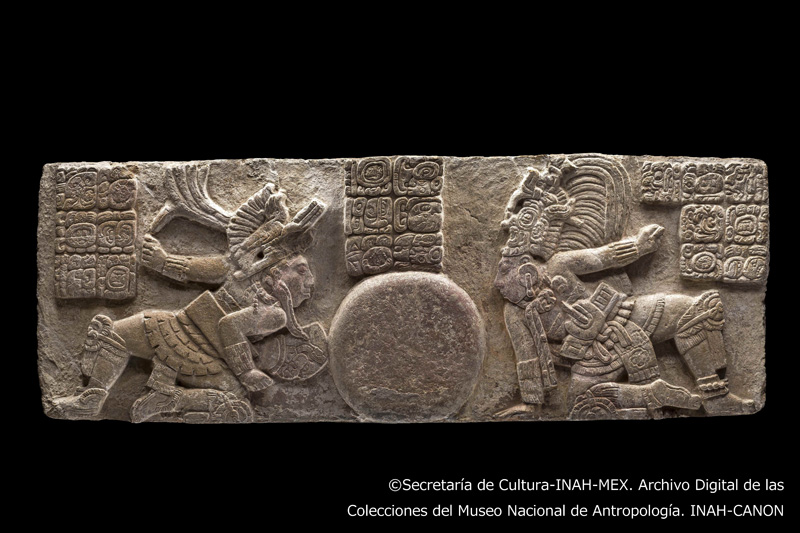 トニナ石彫171 マヤ文明、727年頃 トニナ、アクロポリス、水の宮殿出土 メキシコ国立人類学博物館蔵