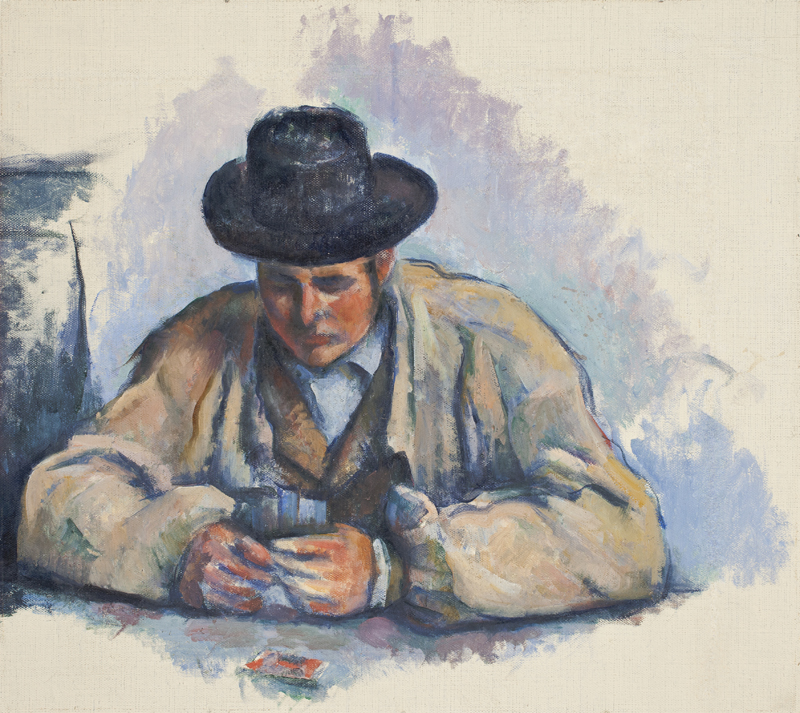 ポール・セザンヌ《「カード遊びをする人々」のための習作》1890-92年　油彩、カンヴァス　ウスター美術館 Museum Purchase, 1931.104/Image courtesy of the Worcester Art Museum