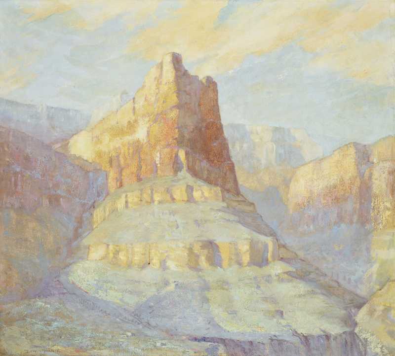 デウィット・パーシャル《ハーミット・クリーク・キャニオン》1910-16年　油彩、カンヴァス　ウスター美術館 Museum Purchase, 1916.57/Image courtesy of the Worcester Art Museum