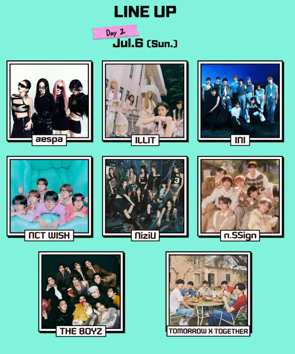 2025 Show! 音楽中心 in JAPAN 出演者