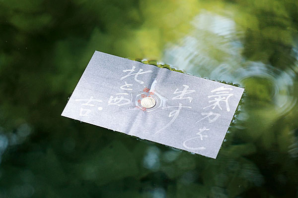 八重垣神社縁占い