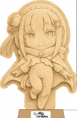 フルコンプリートでもらえる限定「エミリア砂スタンド」