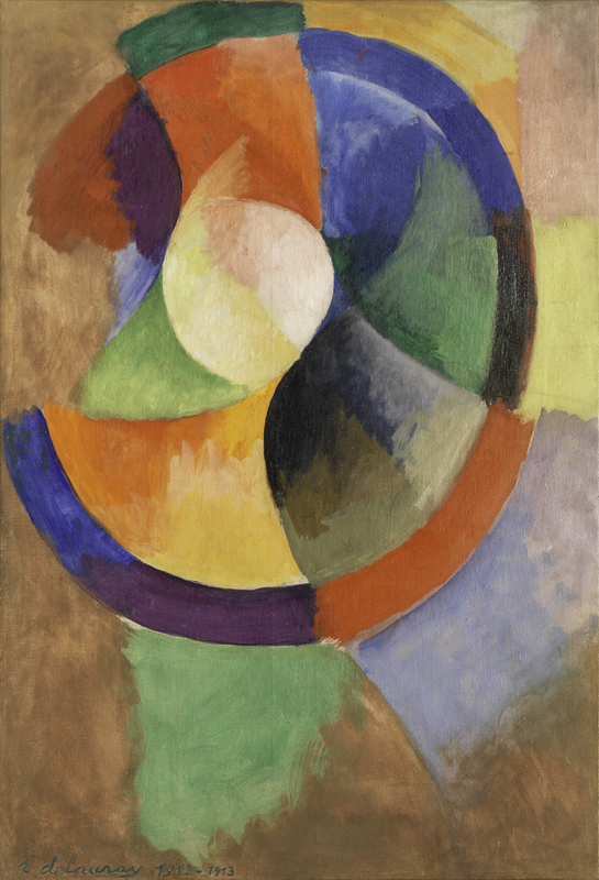 ロベール・ドローネー《円形、太陽 no.2》 1912-1913年／ポンピドゥーセンター（1961年寄贈）