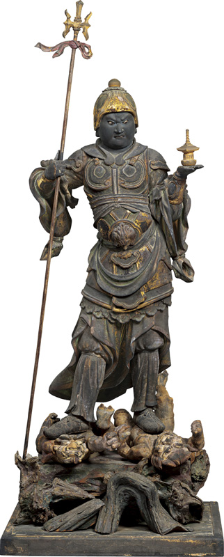 四天王立像のうち多聞天立像　鎌倉時代・13世紀　京都・東福寺蔵 ※通期展示